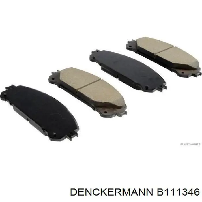 Колодки Denckermann B111346 цена, от 25.36 USD
