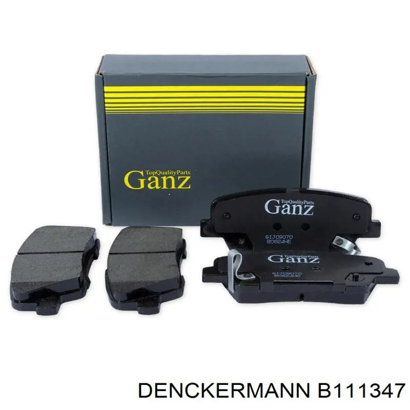 Купить B111347 Denckermann Колодки тормозные задние, дисковые
