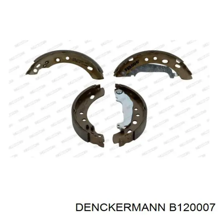 Тормоза рабочие задние ножные и тормозные барабаны Denckermann B120007 цена, от 16.28 USD