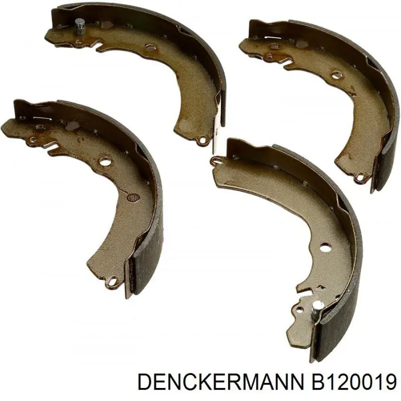 B120019 Denckermann задние барабанные колодки