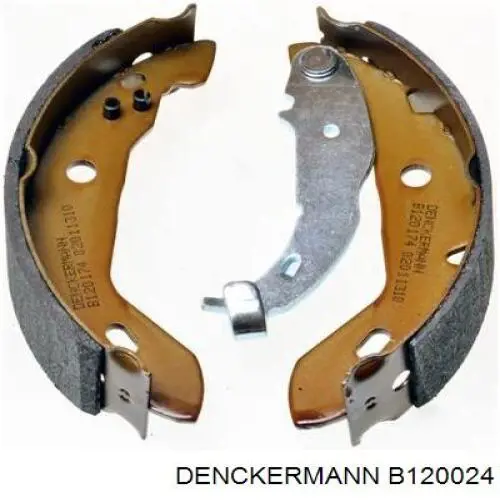 B120024 Denckermann колодки тормозные задние барабанные