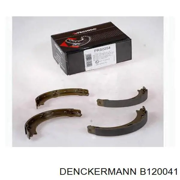 Купить B120041 Denckermann Колодки ручника/стояночного тормоза