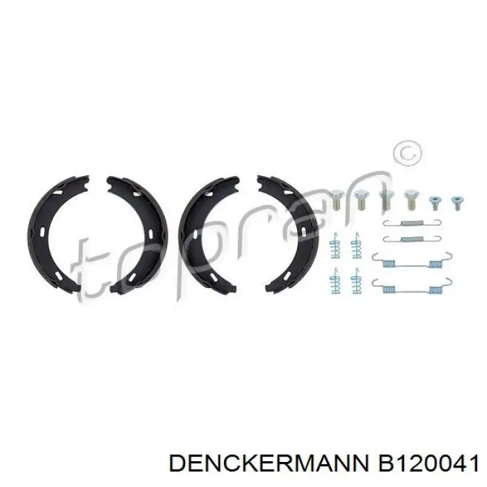 Тормозные колодки стояночного тормоза Denckermann B120041 цена, от 11.49 USD
