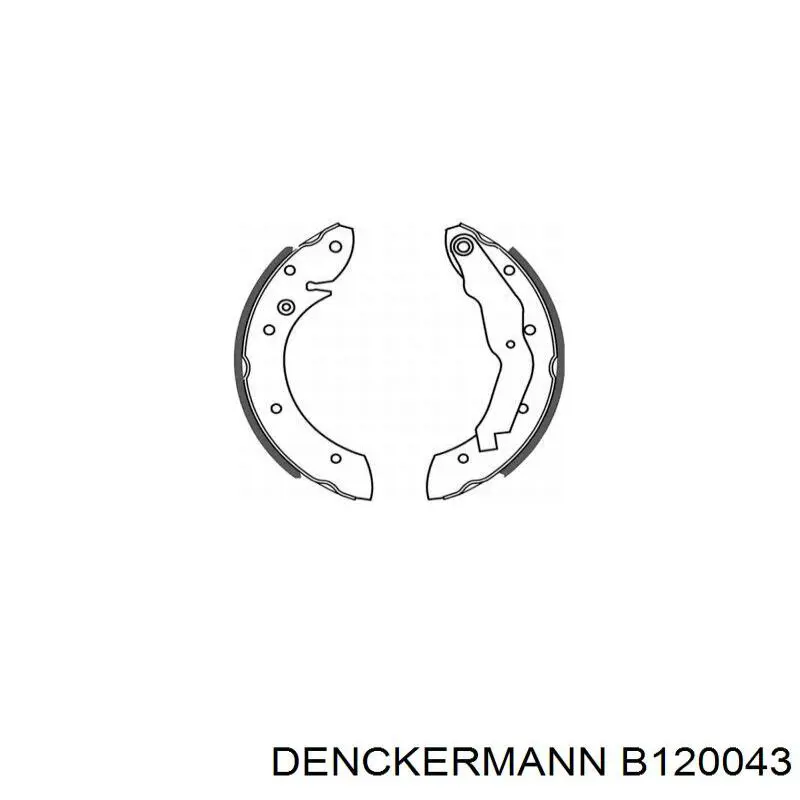Тормоза рабочие задние ножные и тормозные барабаны Denckermann B120043 цена, от 23.31 USD