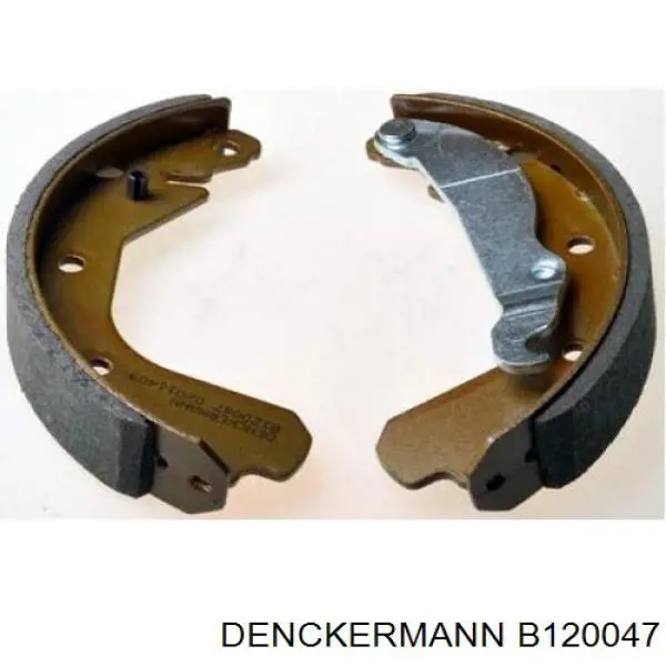 B120047 Denckermann колодки тормозные задние барабанные