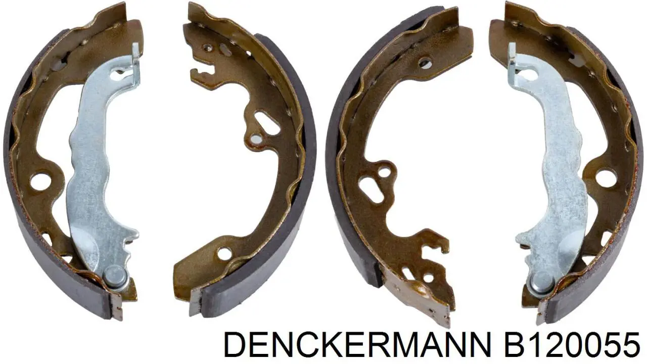 B120055 Denckermann задние барабанные колодки