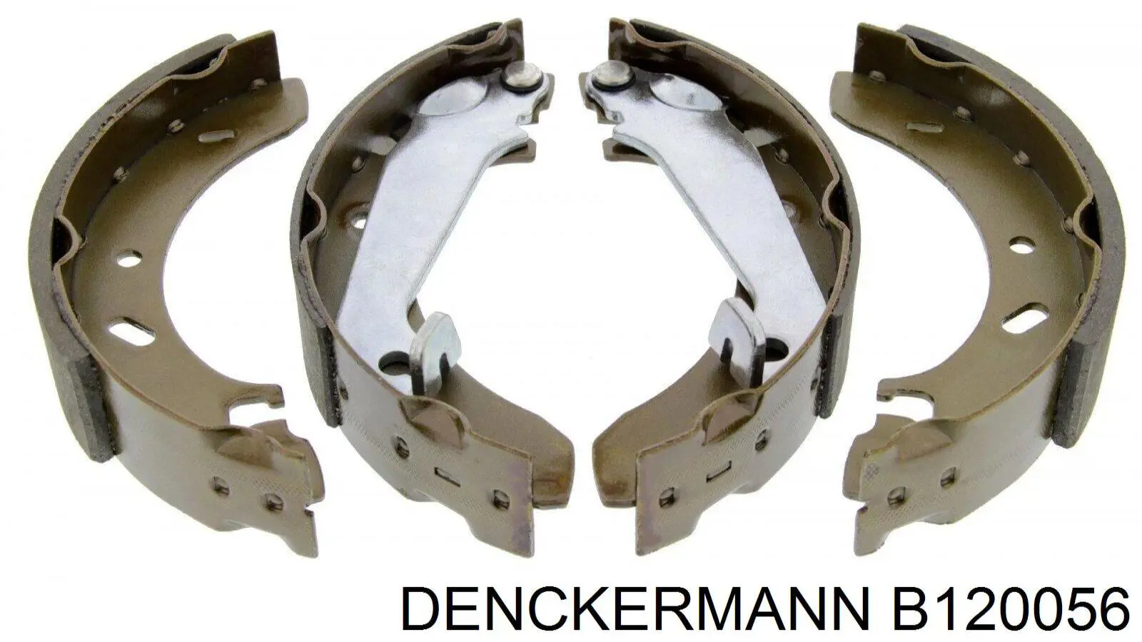B120056 Denckermann колодки тормозные задние барабанные