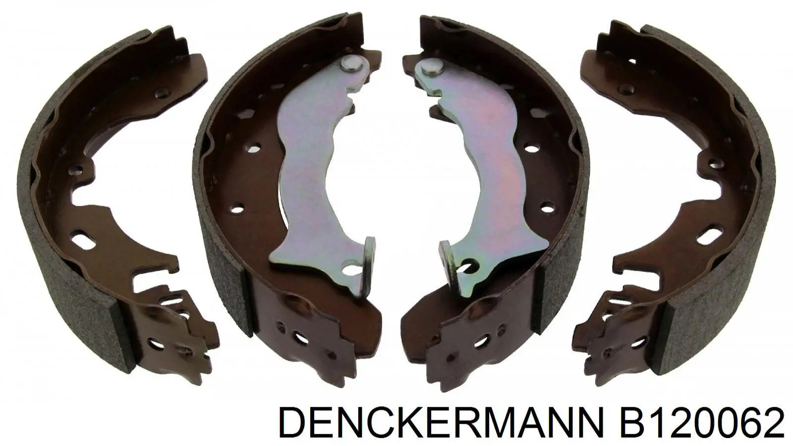 B120062 Denckermann колодки тормозные задние барабанные