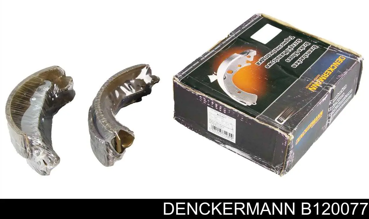 B120077 Denckermann колодки тормозные задние барабанные