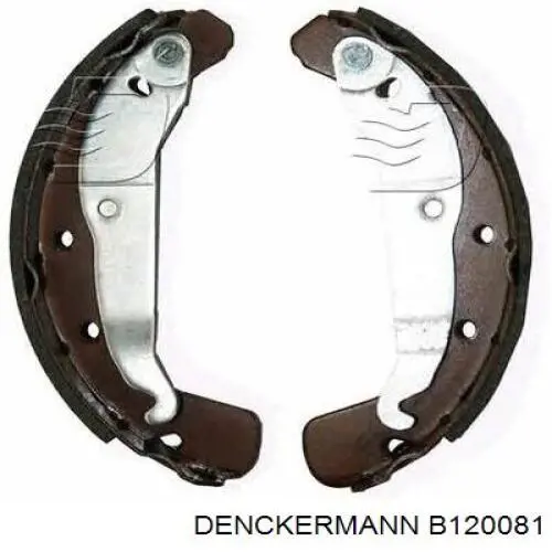 B120081 Denckermann колодки тормозные задние барабанные