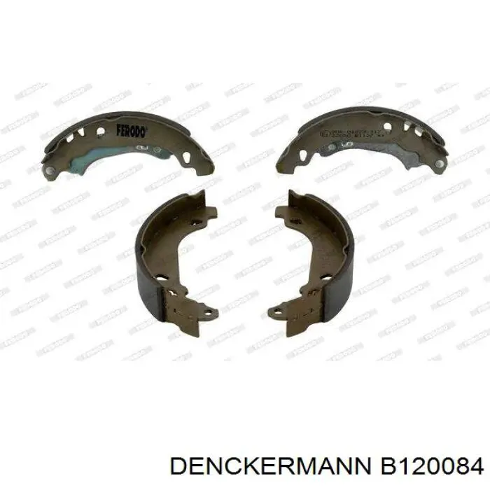 Купить B120084 Denckermann Задние барабанные тормозные колодки