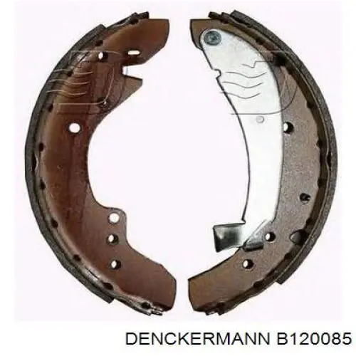 Задние барабанные колодки B120085 Denckermann