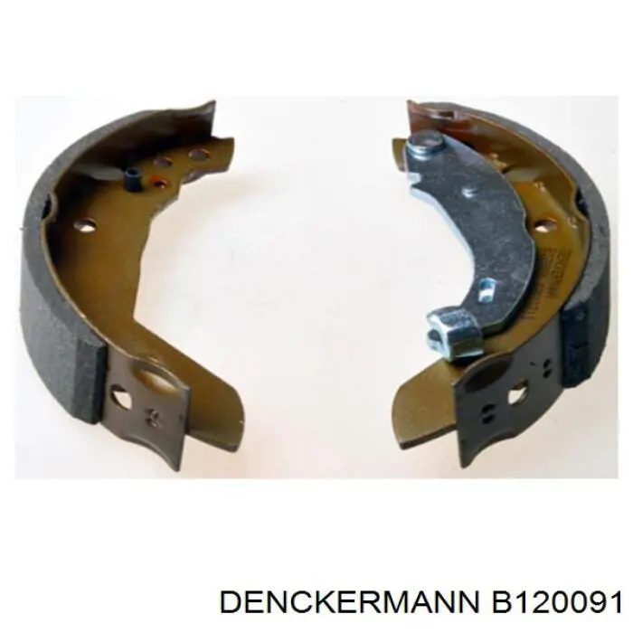B120091 Denckermann колодки тормозные задние барабанные