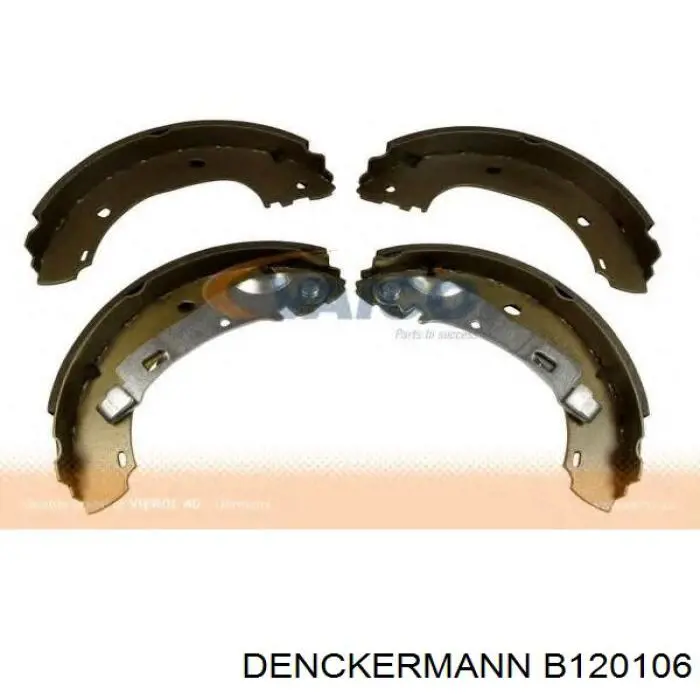 Купить B120106 Denckermann Задние барабанные тормозные колодки
