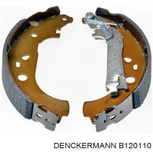 B120110 Denckermann колодки тормозные задние барабанные