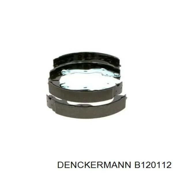 Купить B120112 Denckermann Задние барабанные тормозные колодки