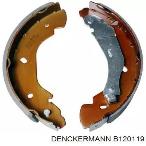 B120119 Denckermann задние барабанные колодки