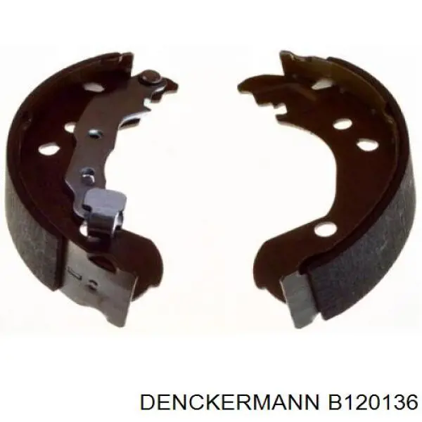 Купить B120136 Denckermann Задние барабанные тормозные колодки