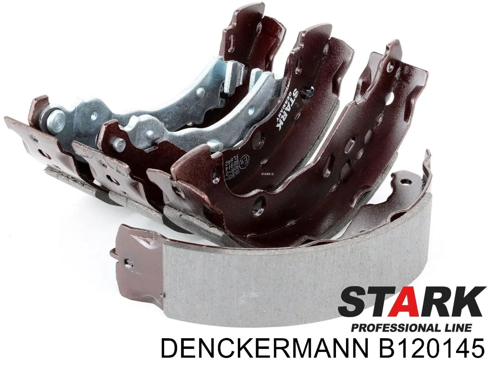 Купить B120145 Denckermann Задние барабанные тормозные колодки