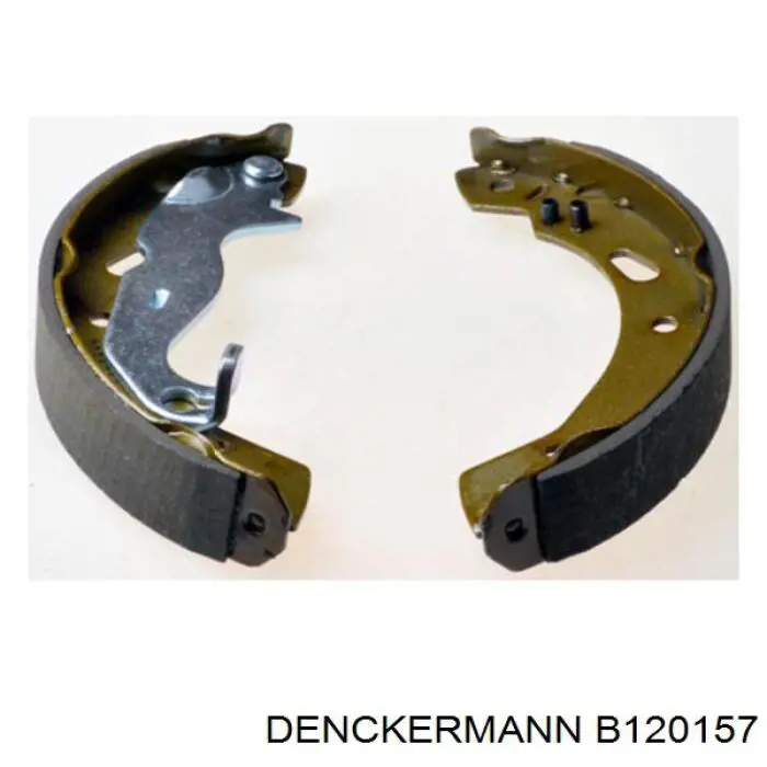 Задние барабанные колодки B120157 Denckermann