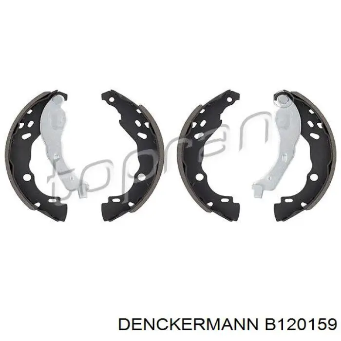 Тормоза рабочие задние ножные и тормозные барабаны Denckermann B120159 цена, от 16.86 USD