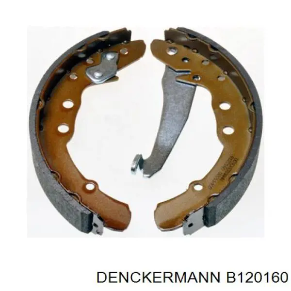 B120160 Denckermann колодки тормозные задние барабанные
