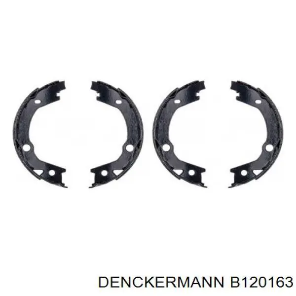 Compre B120163 Denckermann Sapatas do freio de estacionamento