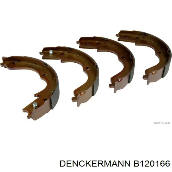 Тормозные колодки стояночного тормоза Denckermann B120166 цена, от 20.91 USD