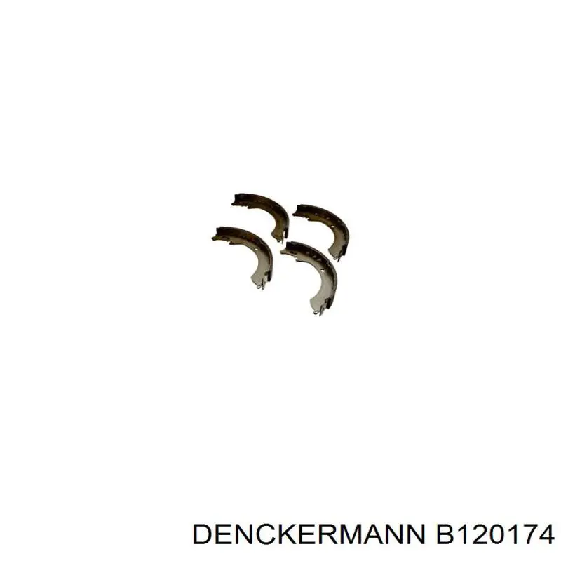Тормоза рабочие задние ножные и тормозные барабаны Denckermann B120174 цена, от 17.33 USD