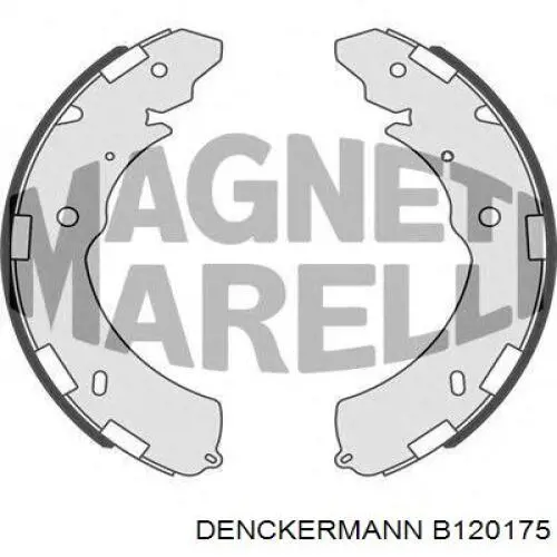 Тормоза рабочие задние ножные и тормозные барабаны Denckermann B120175 цена, от 30.86 USD