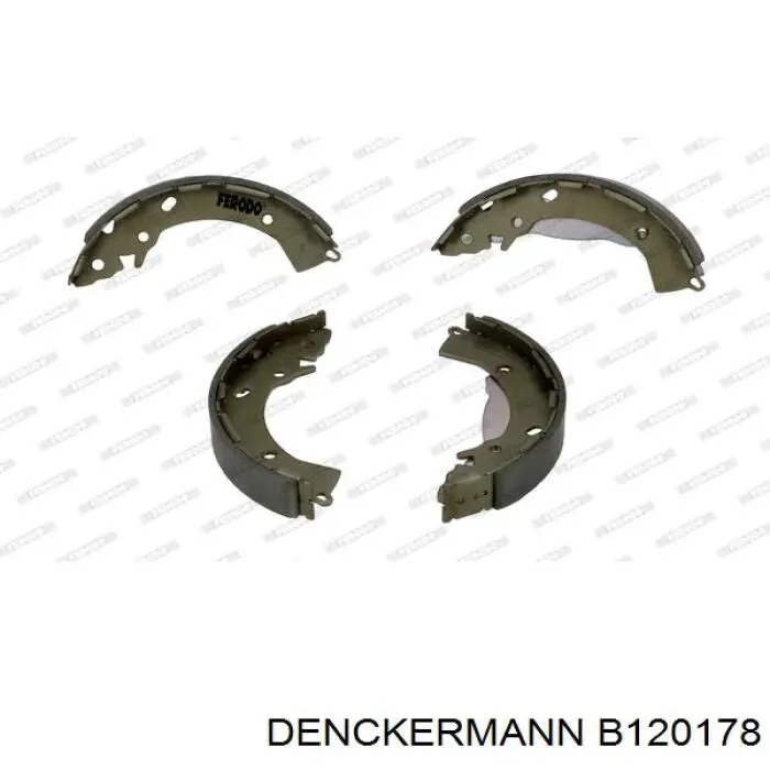 Тормоза рабочие задние ножные и тормозные барабаны Denckermann B120178 цена, от 17.34 USD
