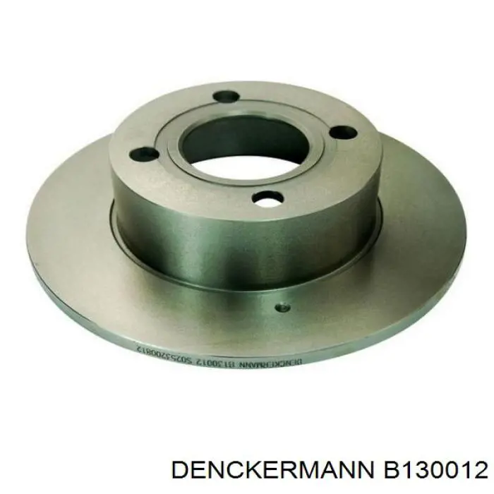 Диск тормозной задний Denckermann B130012