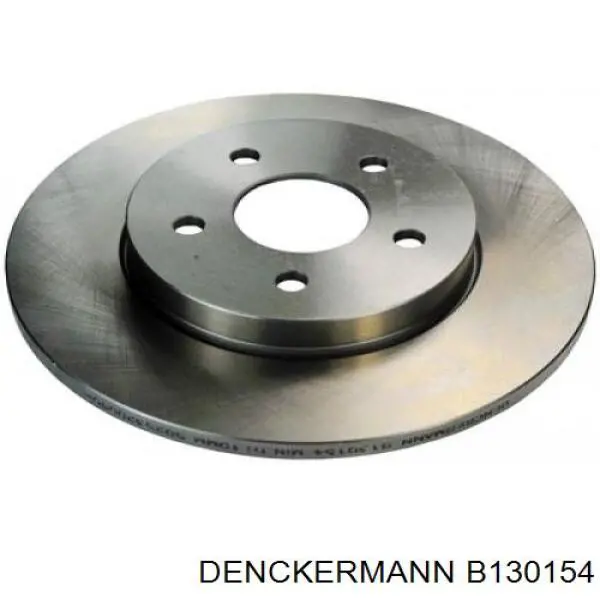 Disco de freno trasero B130154 Denckermann