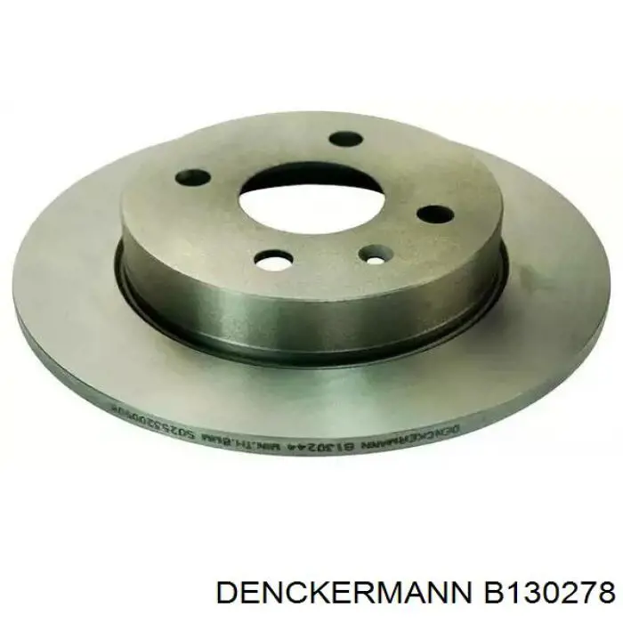 Купить B130278 Denckermann Диск тормозной задний