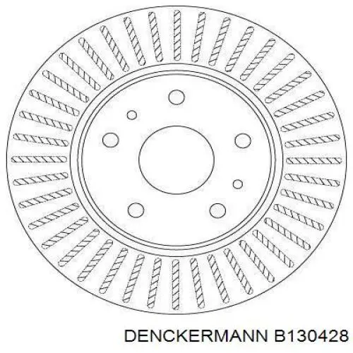 Передние тормозные диски B130428 Denckermann