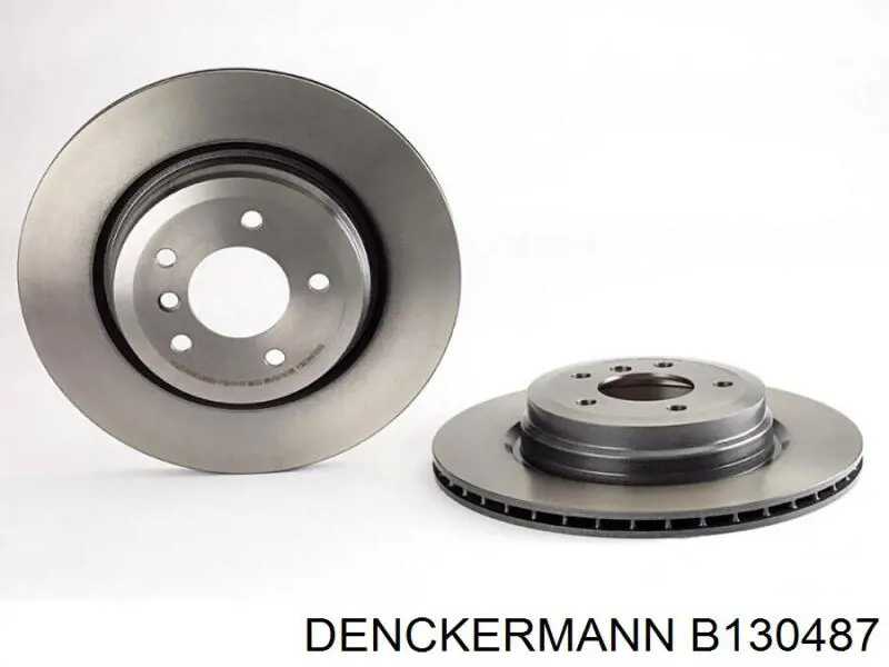B130487 Denckermann диск тормозной задний
