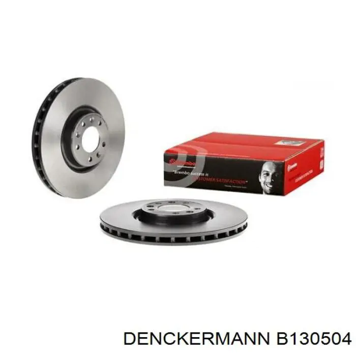 B130504 Denckermann диск тормозной передний