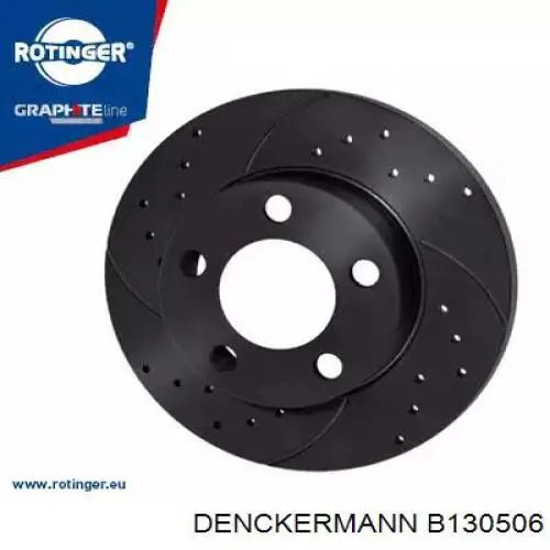 Купить B130506 Denckermann Диск тормозной задний