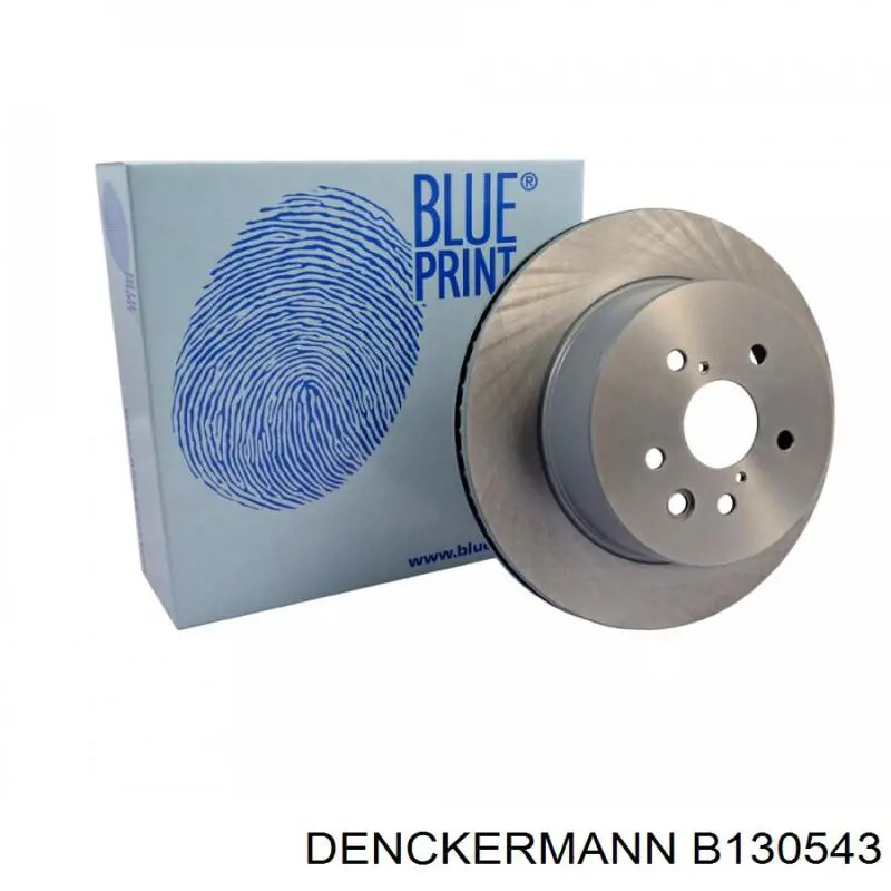 Задний тормозной диск Denckermann B130543 цена, от 32.83 USD
