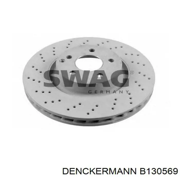 Тормоз дисковый передний Denckermann B130569 цена, от 65.41 USD