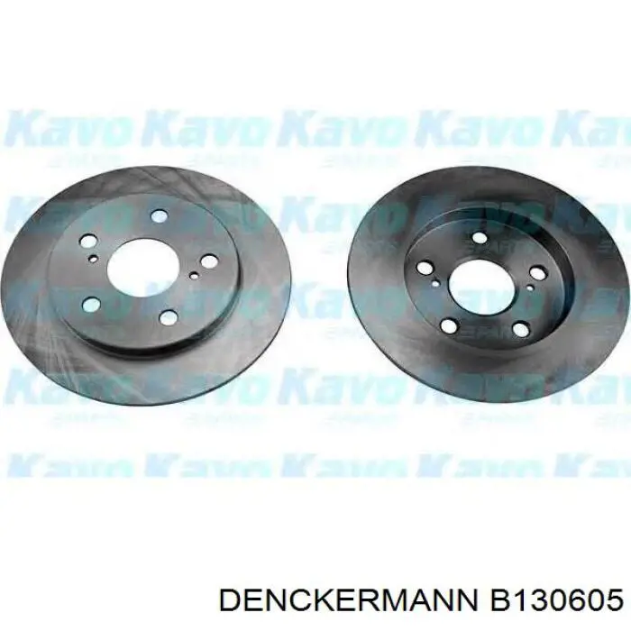 Купить B130605 Denckermann Диск тормозной задний