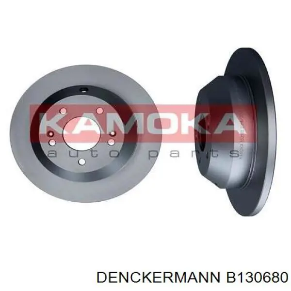 Disco de freno trasero B130680 Denckermann