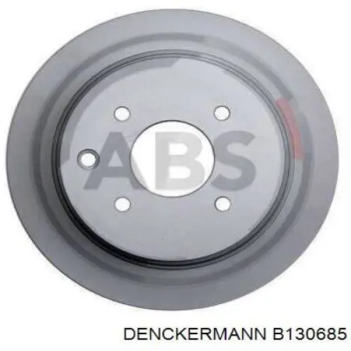 B130685 Denckermann диск тормозной задний
