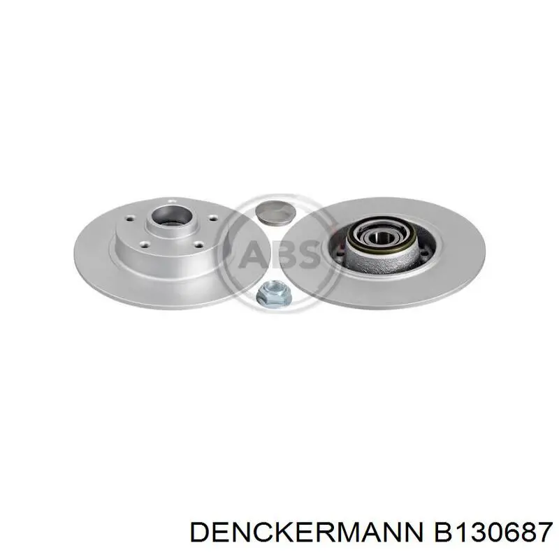 Тормозные диски B130687 Denckermann