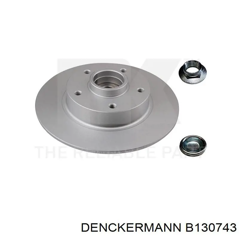 Задний тормозной диск Denckermann B130743 цена, от 57.52 USD