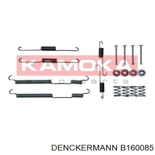 Монтажный комплект задних барабанных колодок B160085 Denckermann