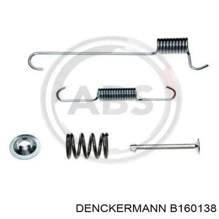 Монтажный комплект задних барабанных колодок B160138 Denckermann