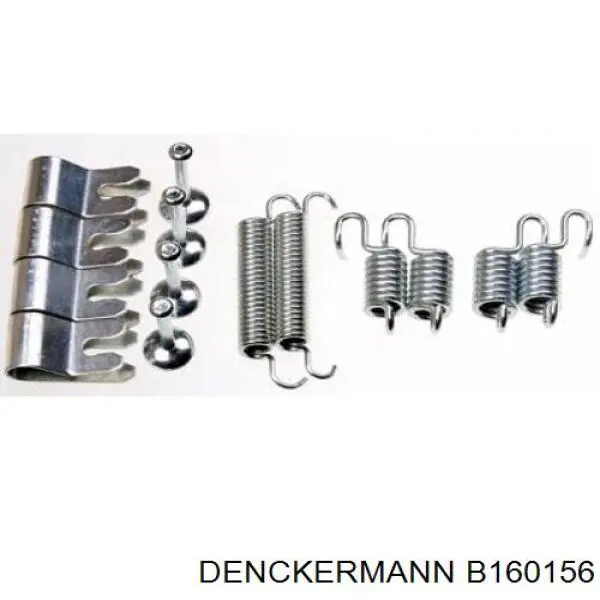 Установочный комплект задних барабанных колодок Denckermann B160156 цена, от 6.96 USD