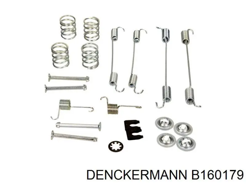 Монтажный комплект задних барабанных колодок B160179 Denckermann