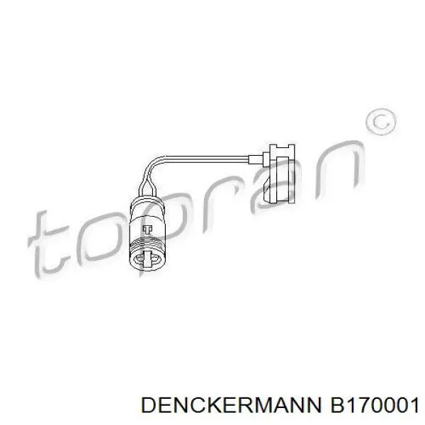 Датчик износа тормозных колодок, задний Denckermann B170001 цена, от 2.86 USD
